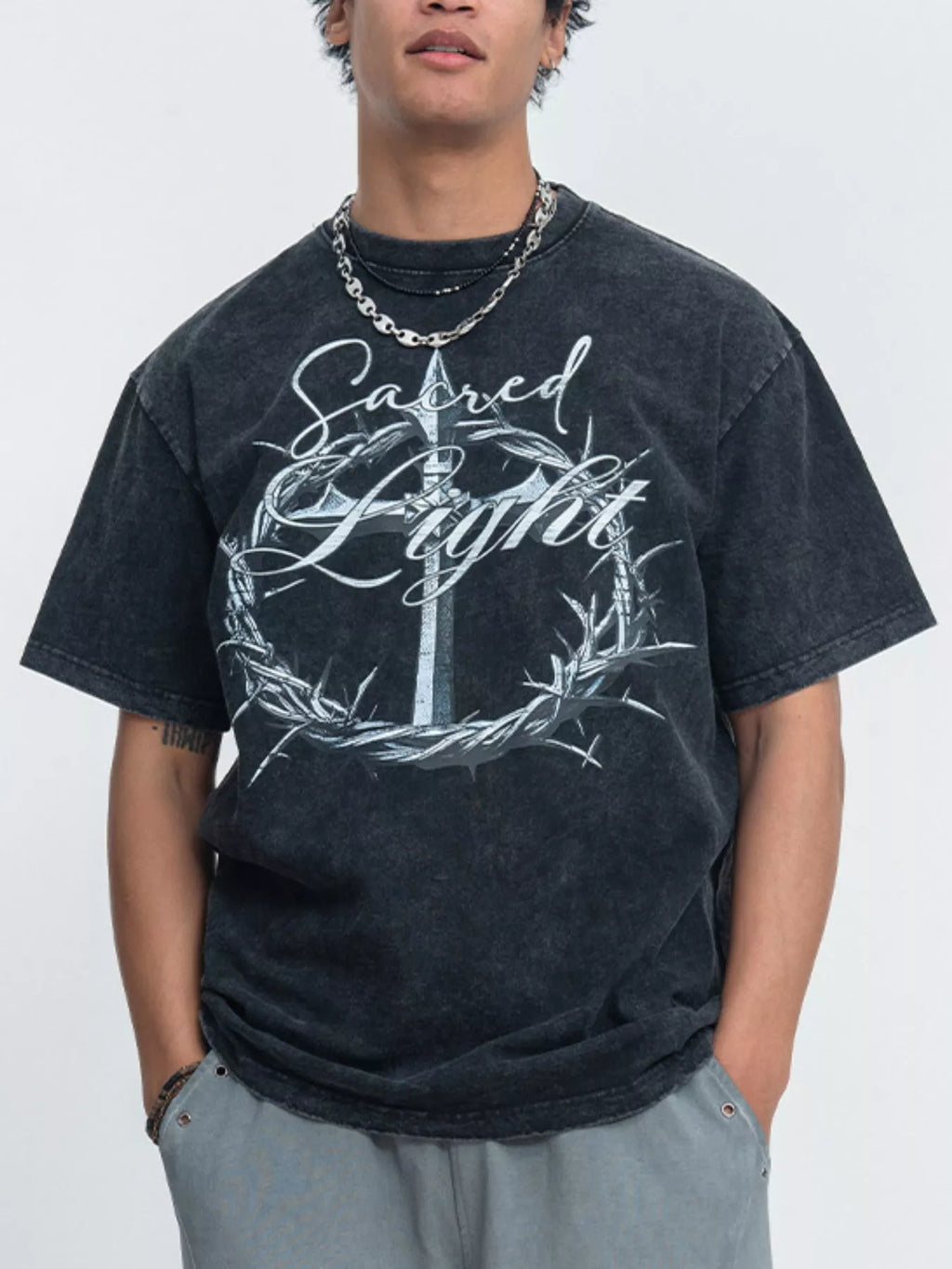 Men's Vintage Washed Graphic T-Shirt