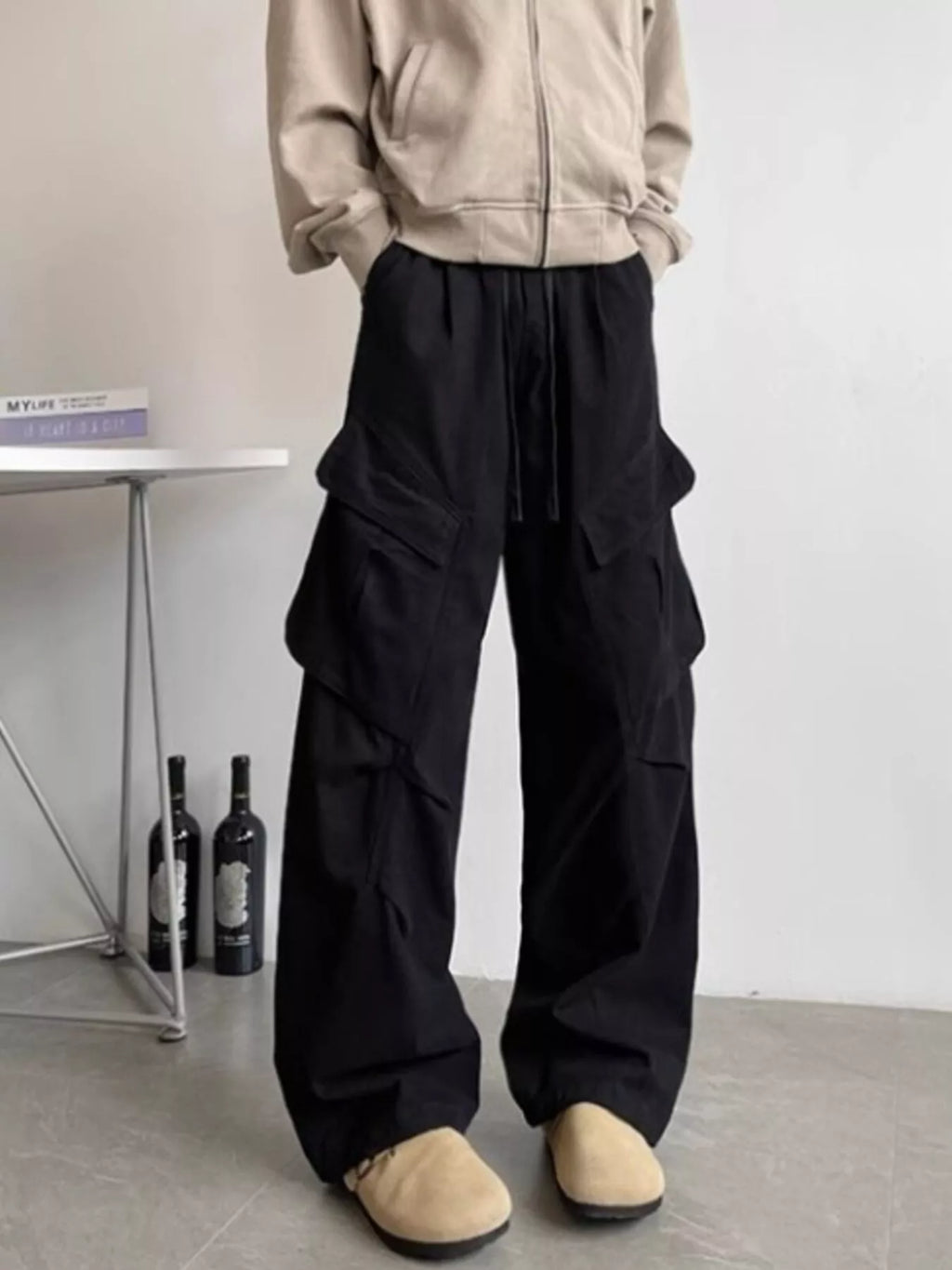 Men's Plus Size Loose Fit Cargo Pants