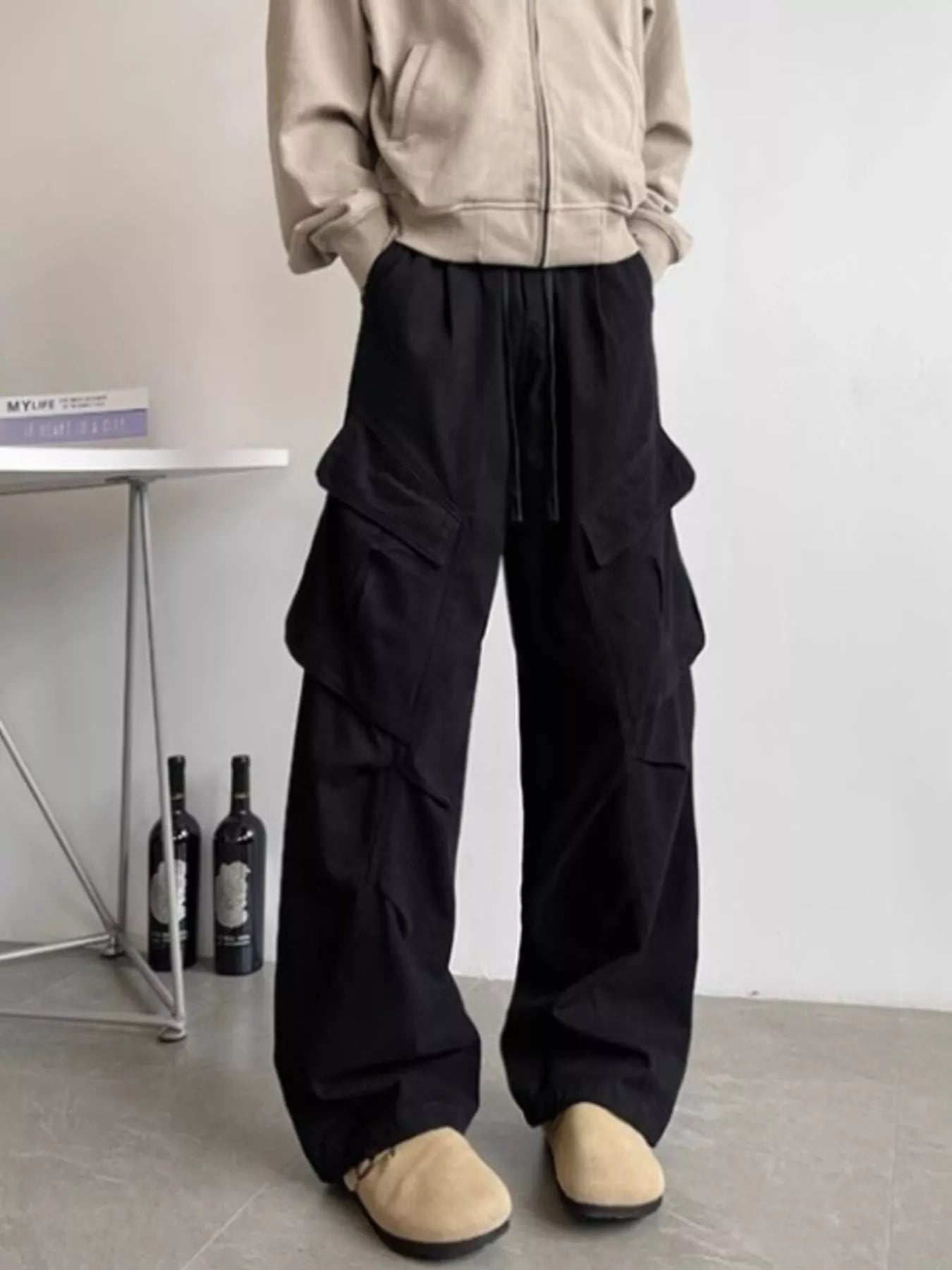 Men's Plus Size Loose Fit Cargo Pants