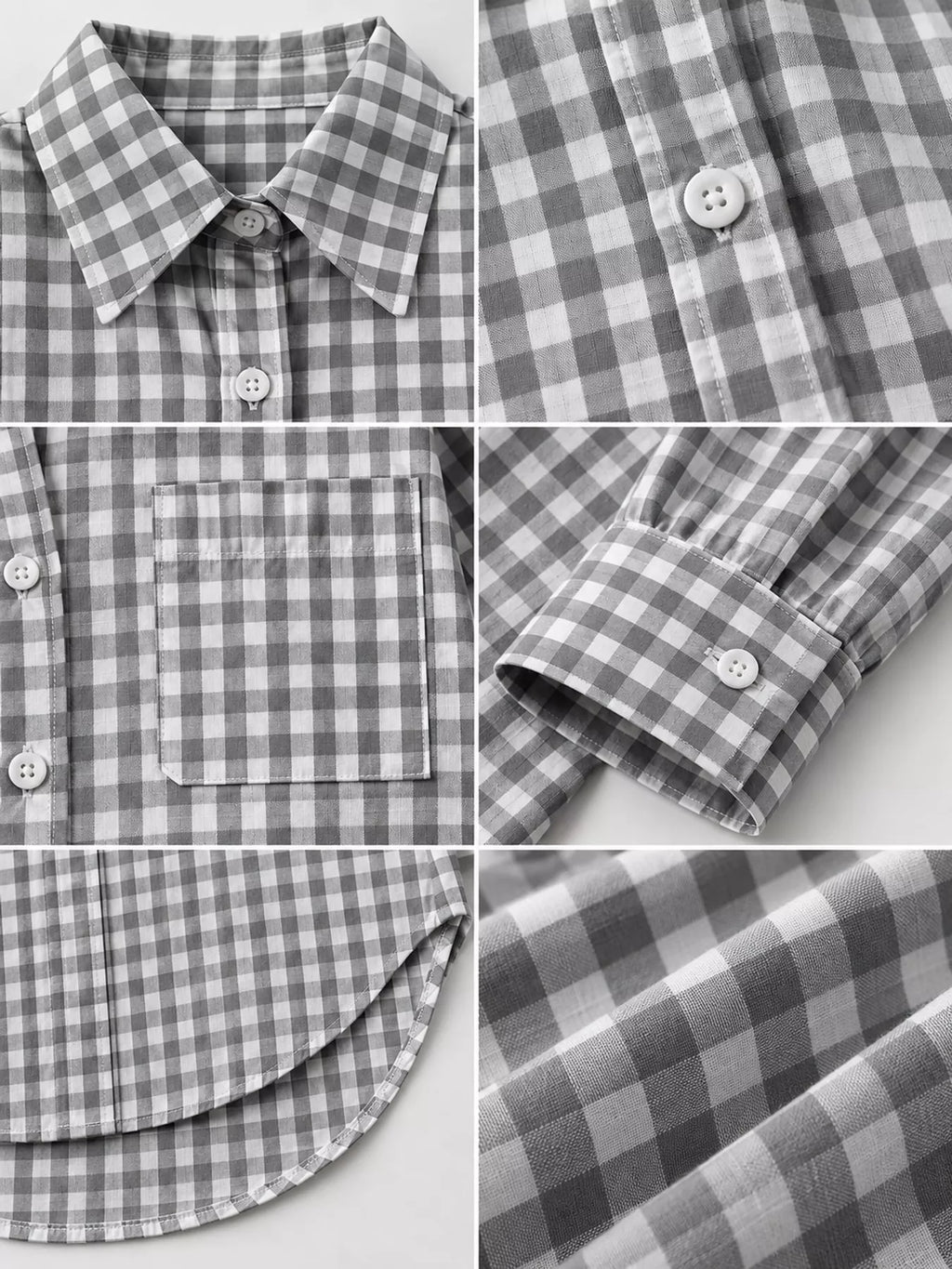 Plus Size Plaid Button-Down Long Sleeve Shirt