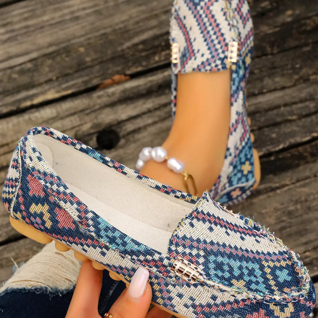 Round Toe Slip-Ons