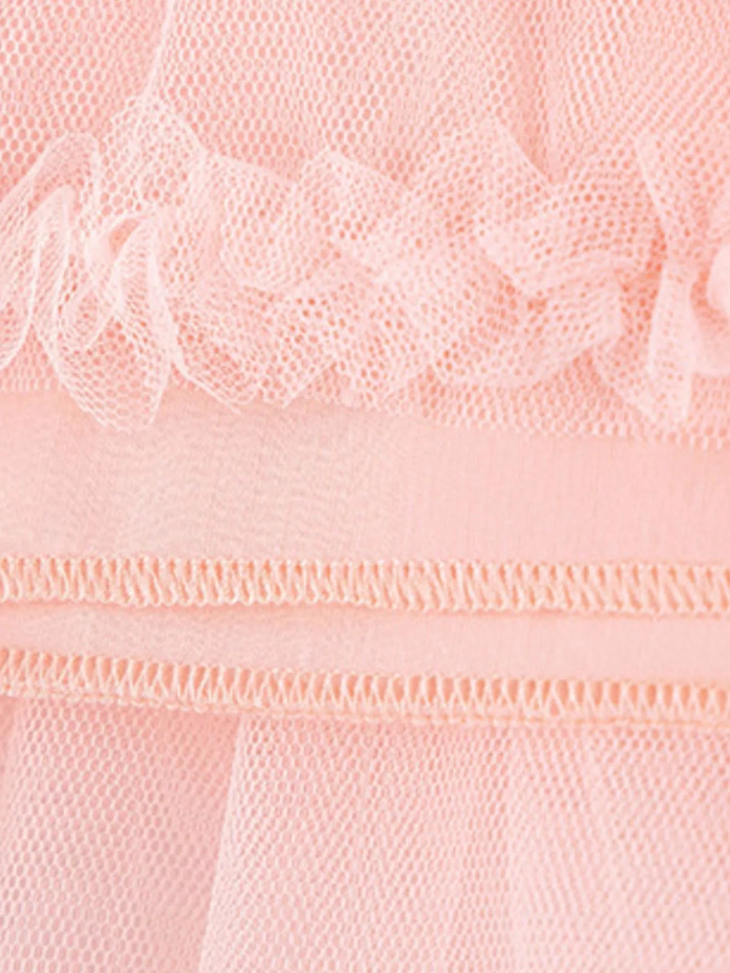 Children's Tulle Dress with Polka Dots and Bow Detail