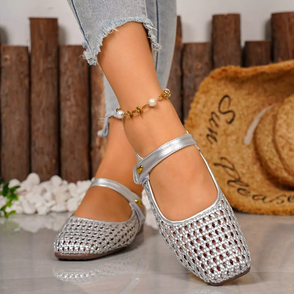 Square Toe Slip-Ons