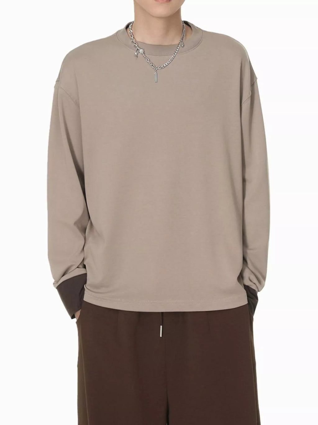 Men's Oversized Long Sleeve T-Shirt