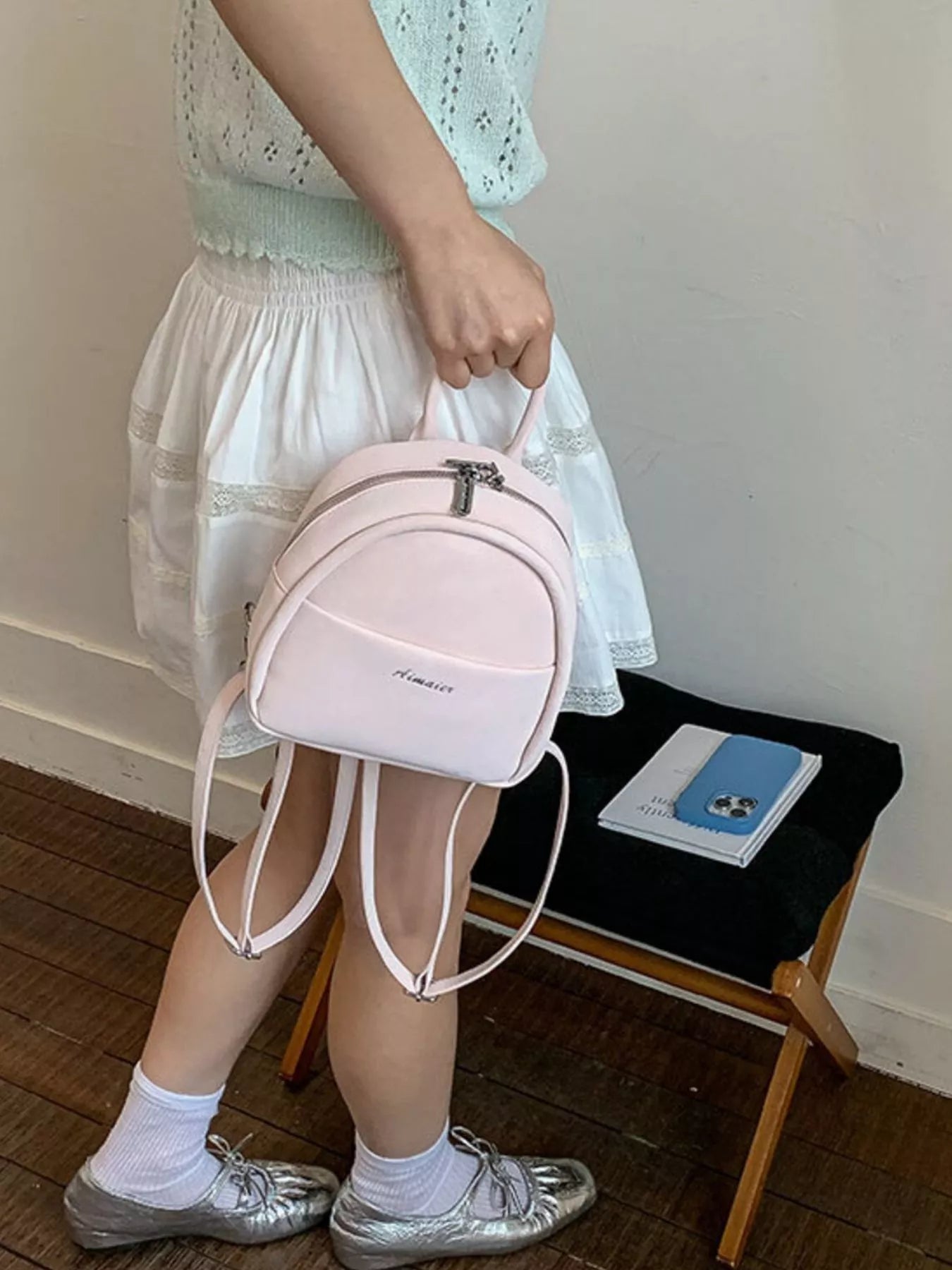 Adjustable Strap Mini Backpack Bag