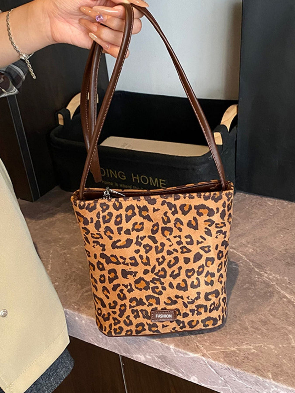 Leopard Print Crossbody Bag