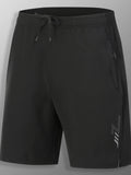 Men's Full Size Quick-Dry Drawstring Shorts Plus Size
