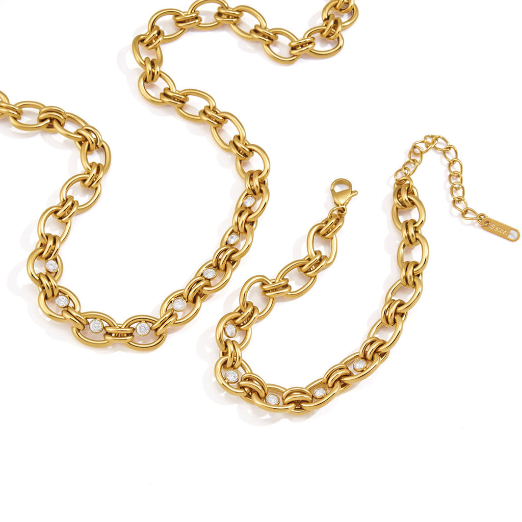 Zircon Chain Jewelry Collection