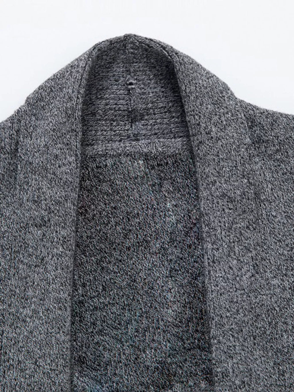 Men's Plus Size Long Sleeve Open Front Cardigan