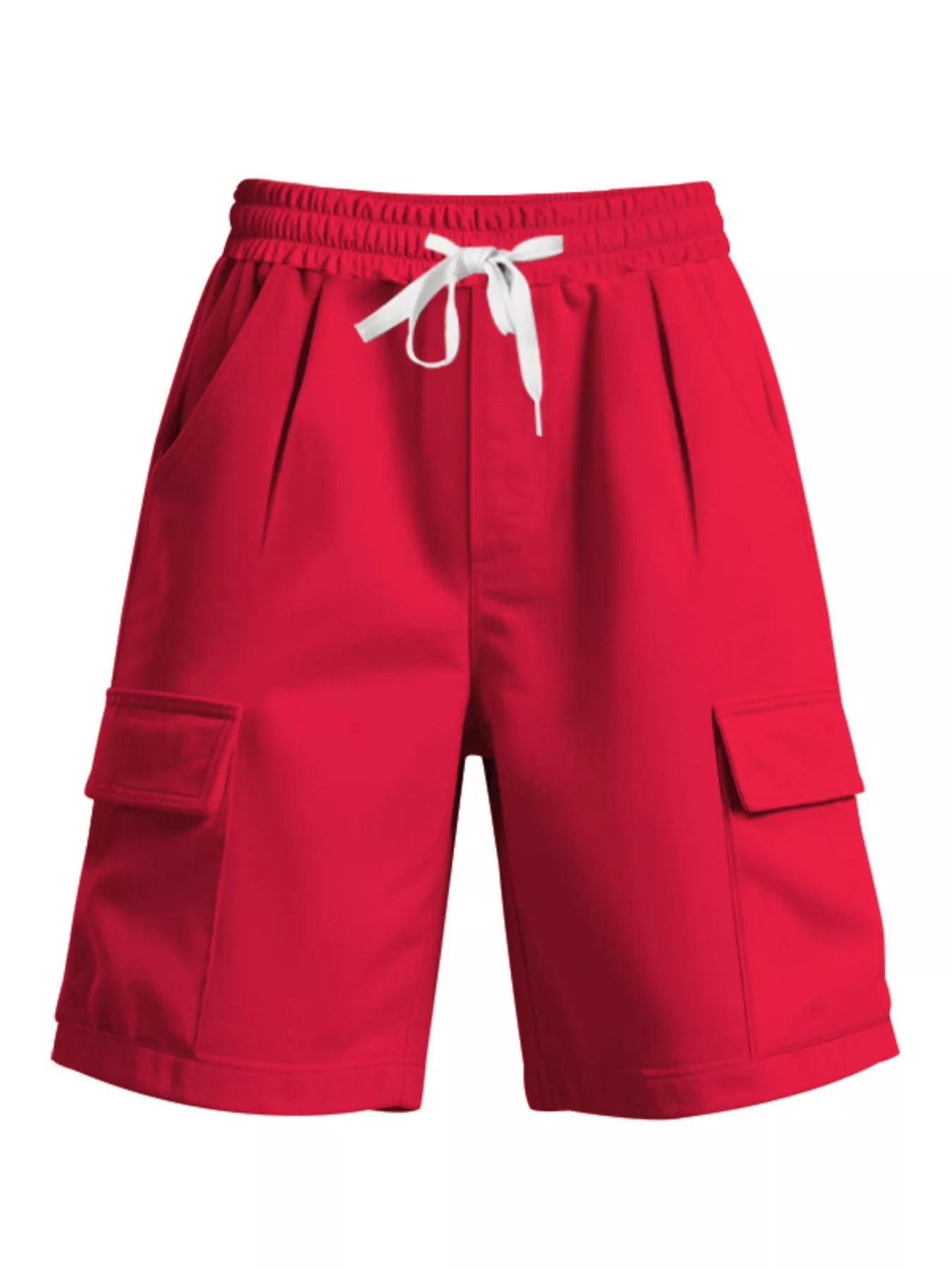 Men's Full Size Drawstring Pocketed Shorts Plus Size