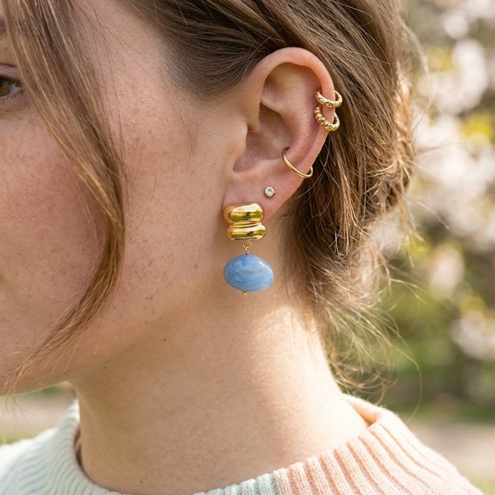 Resin Drop Earrings Collection