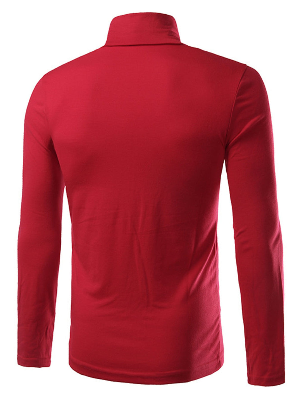 Men's Slim Fit Turtleneck Long Sleeve T-Shirt