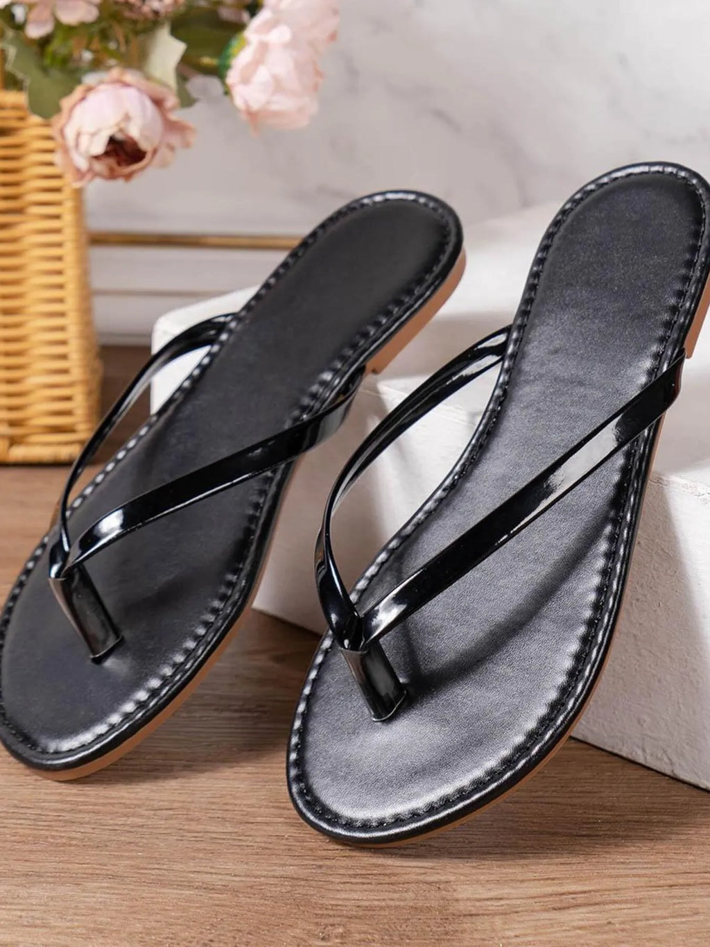 Toe Post Flat Sandals