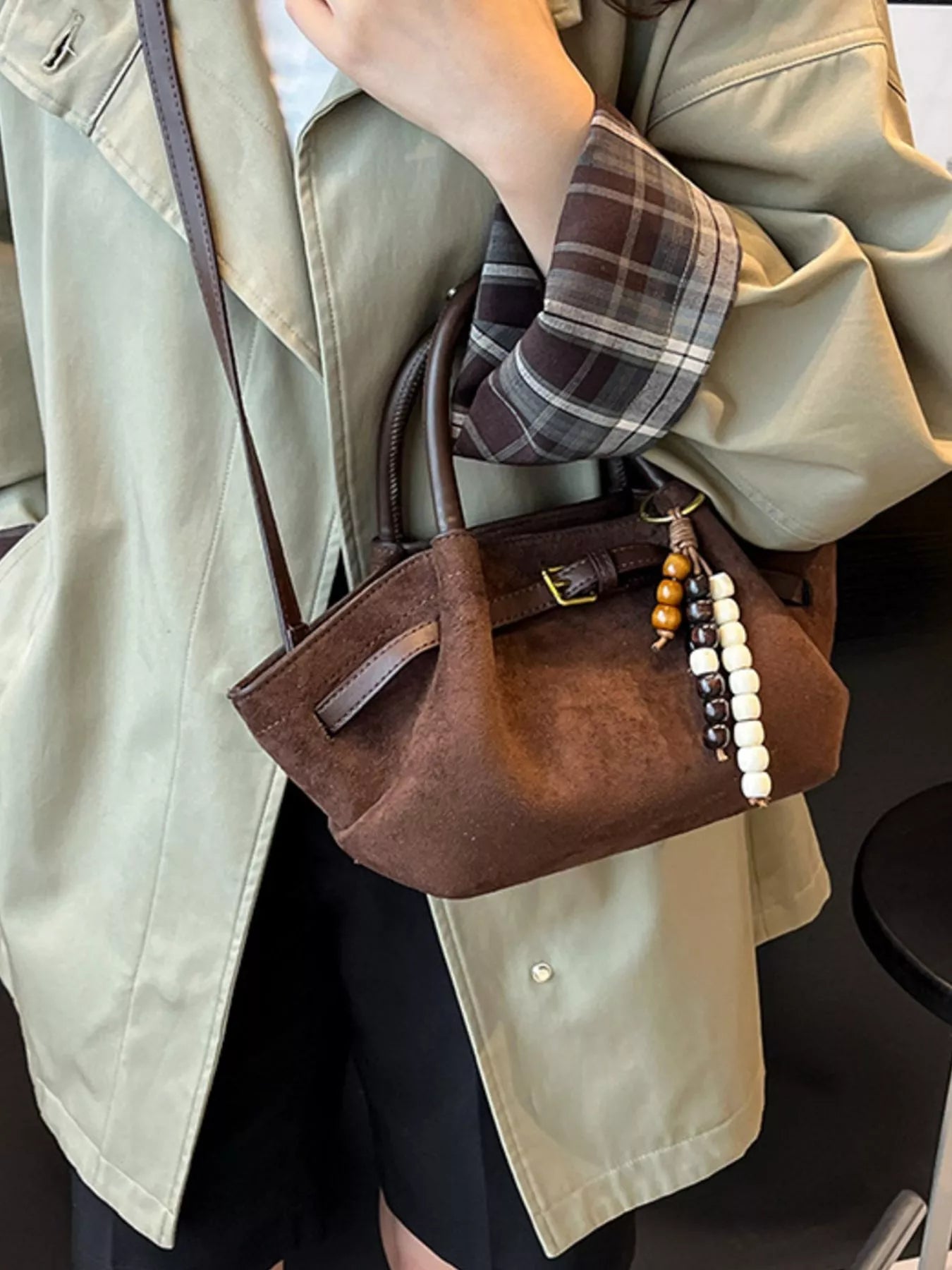Buckle Decor Tote Bag