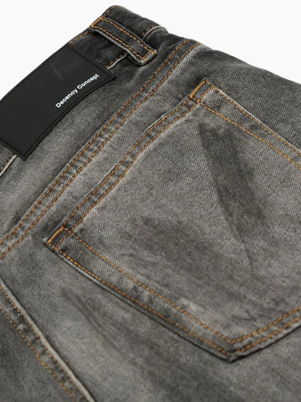 Men's Washed Balloon Wide Leg Jeans