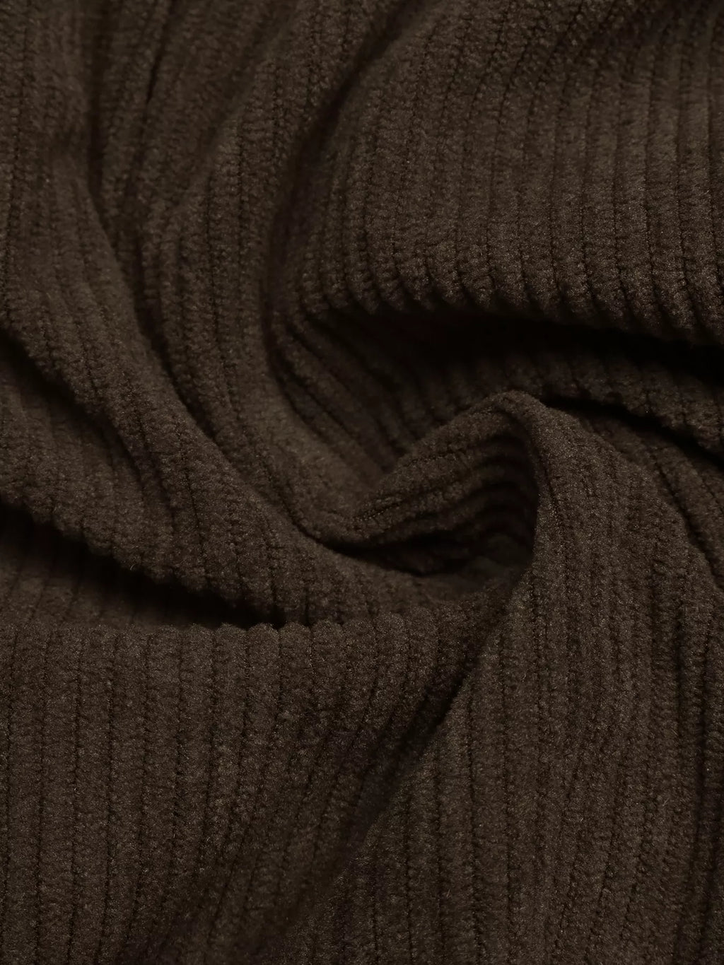 Contrast Sherpa Collar Corduroy Zip Up Jacket
