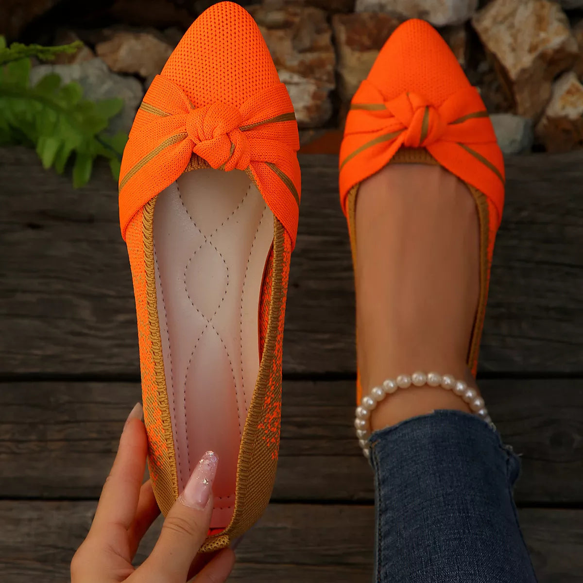 Point Toe Slip-Ons