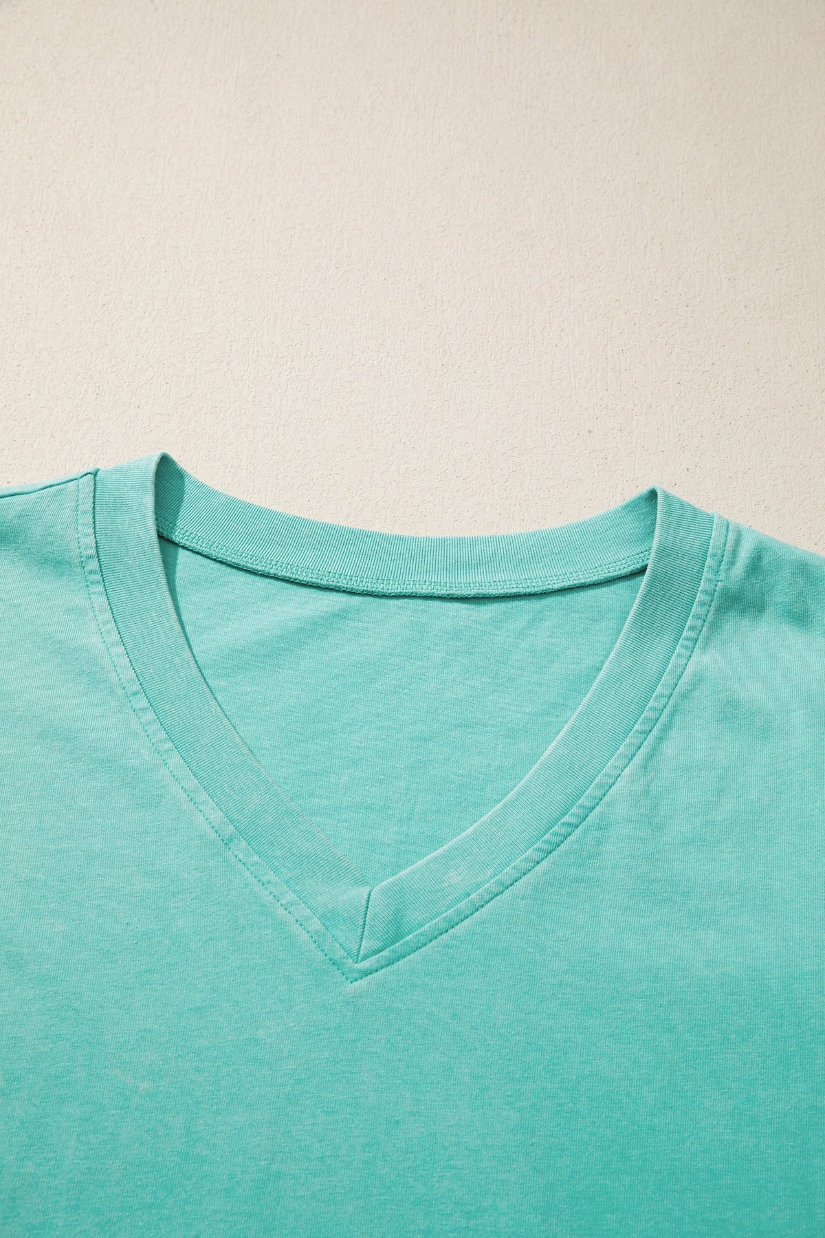 Mineral Wash V-Neck Tee & Skort Set
