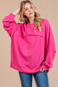Unisex Exposed Seam Sweatshirt