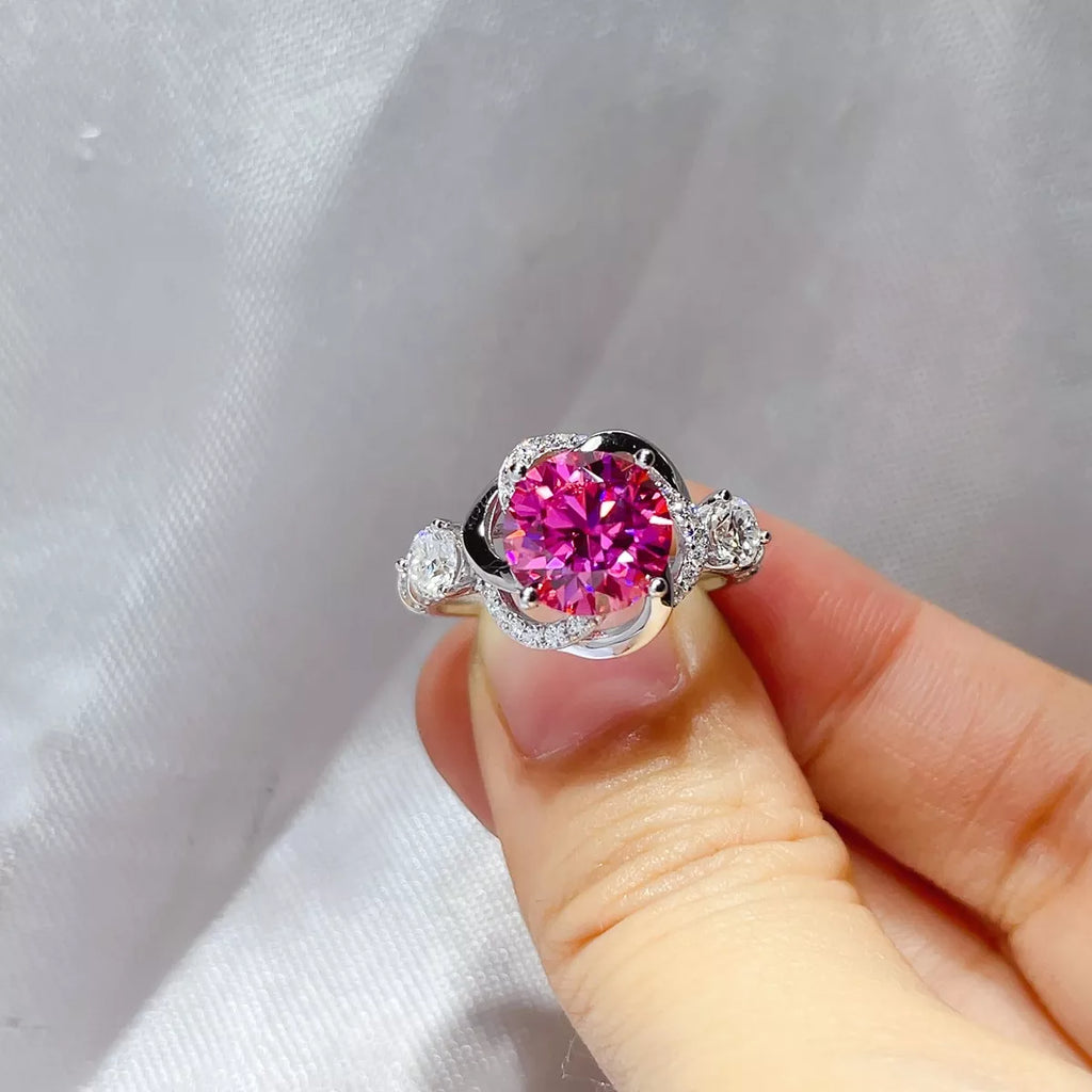3 Carat 925 Sterling Silver Moissanite Ring