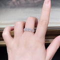 925 Sterling Silver Zircon Band Ring