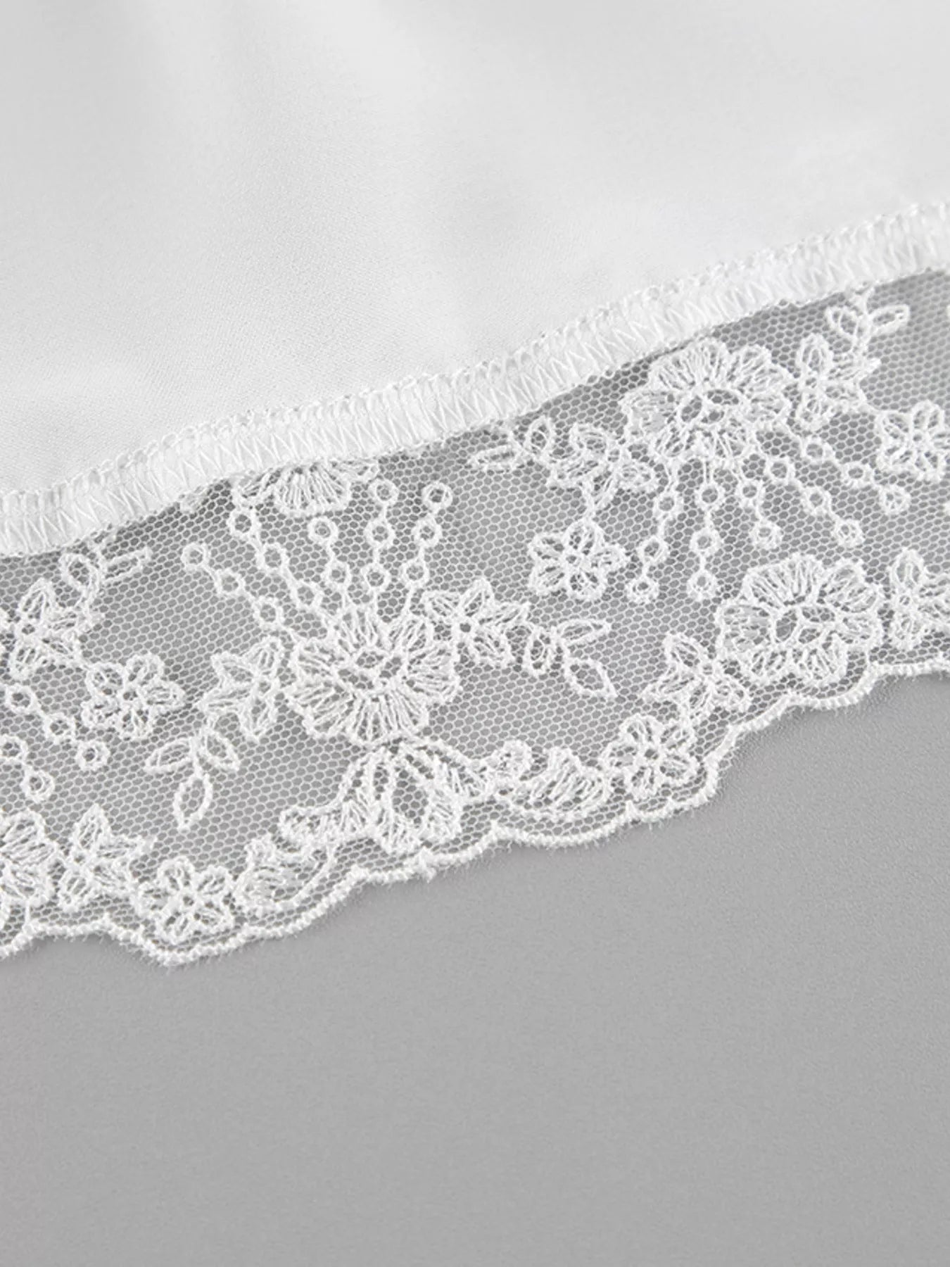 Lace Detail Short Sleeve Top and Skirt Set