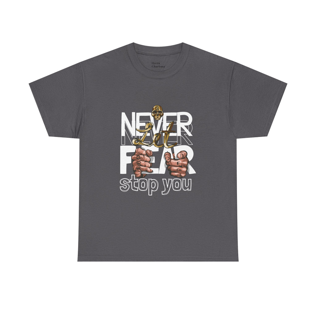 Never Give Up Heavy Cotton Tee