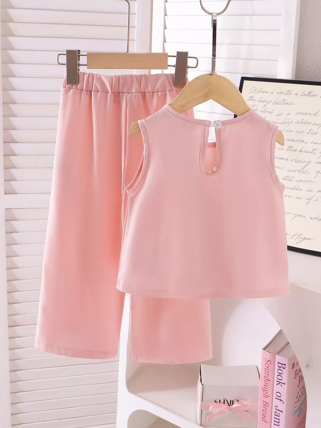 Children's Bow Tank and Pants Set