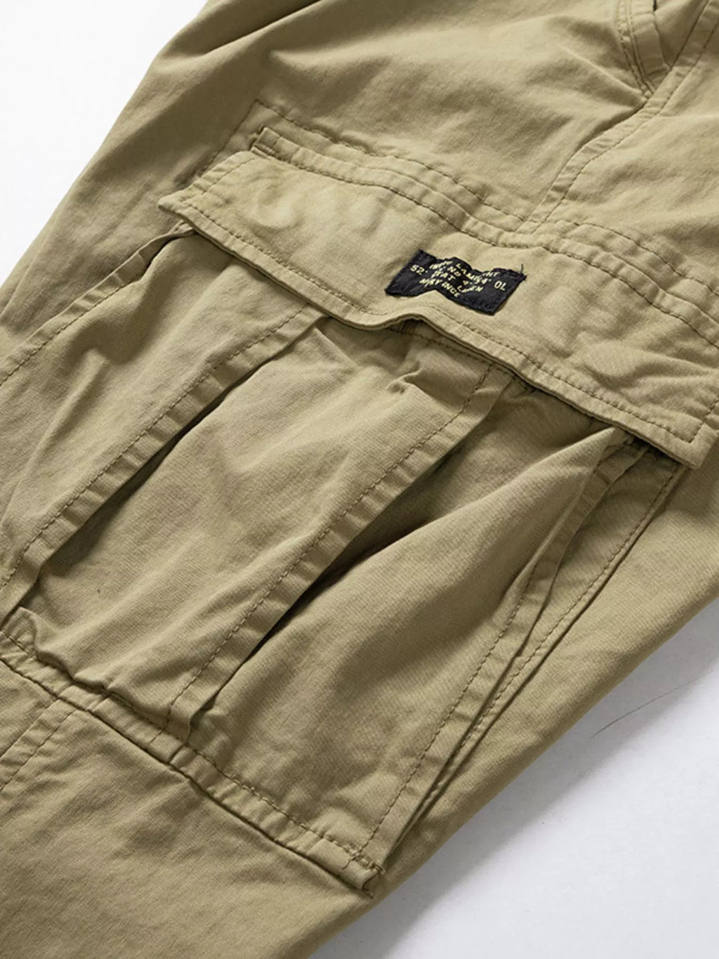 Men's Cargo Pants with Drawstring Waist