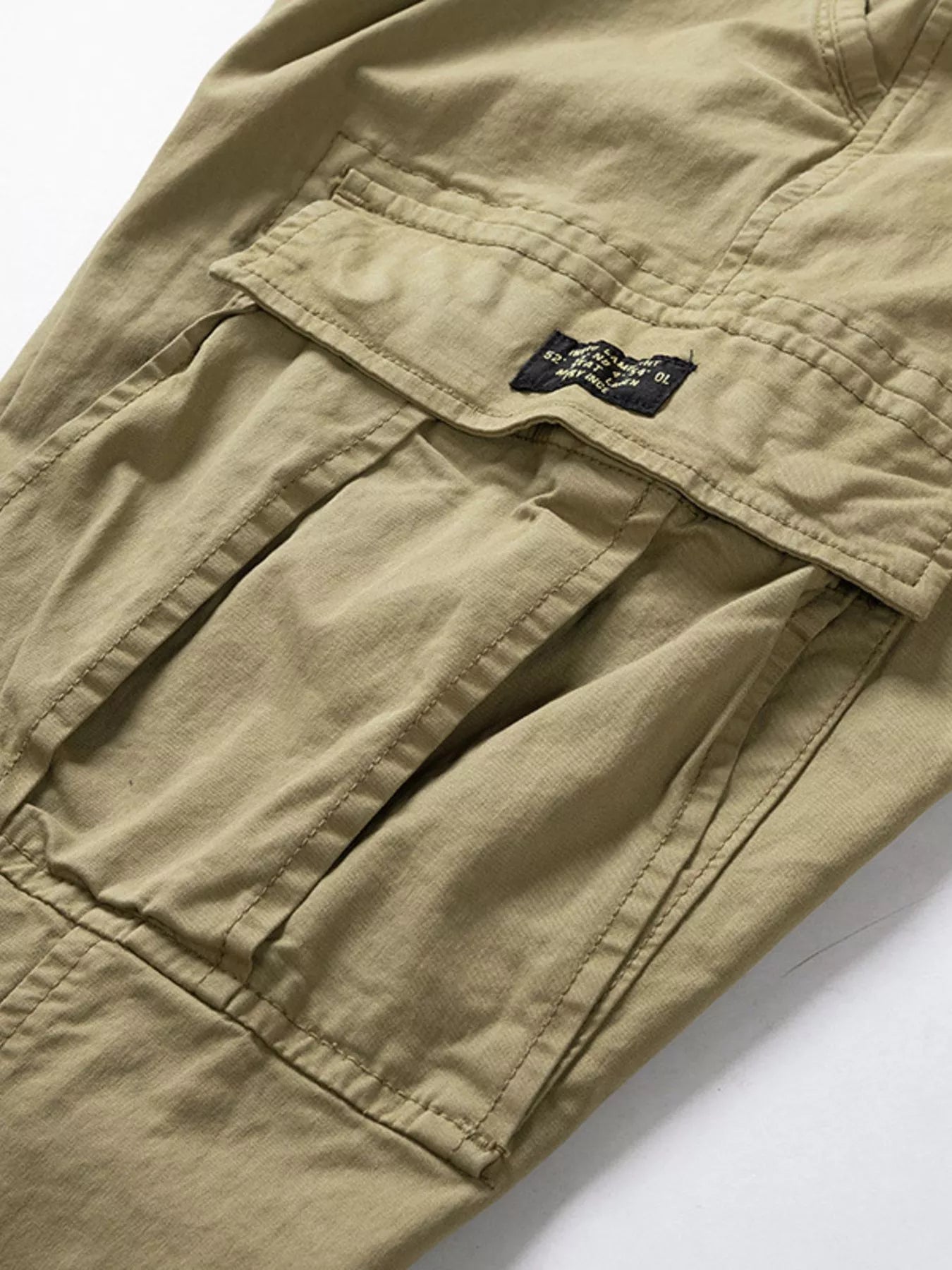 Men's Cargo Pants with Drawstring Waist