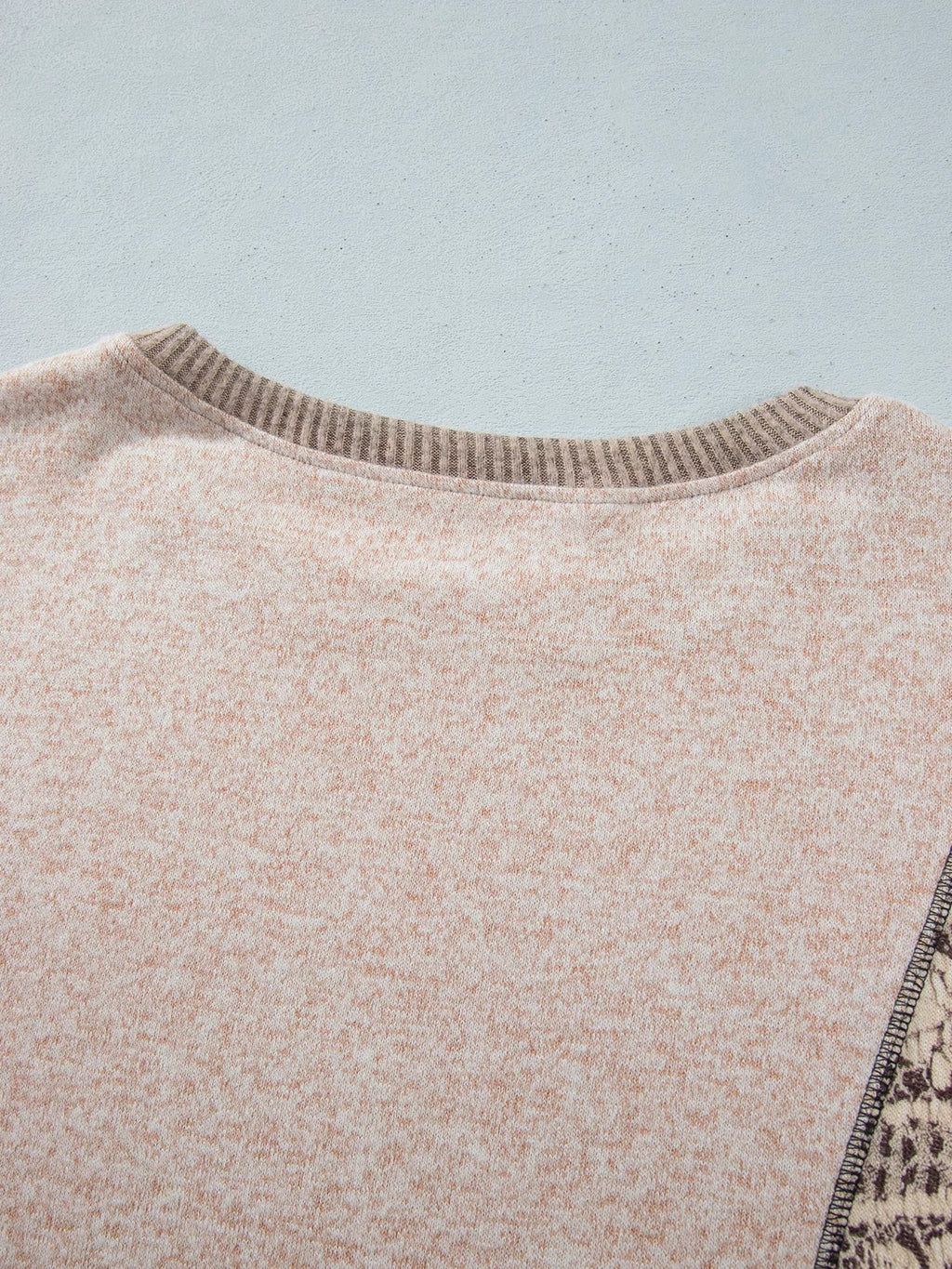 Floral Print Round Neck Long Sleeve Shift Top