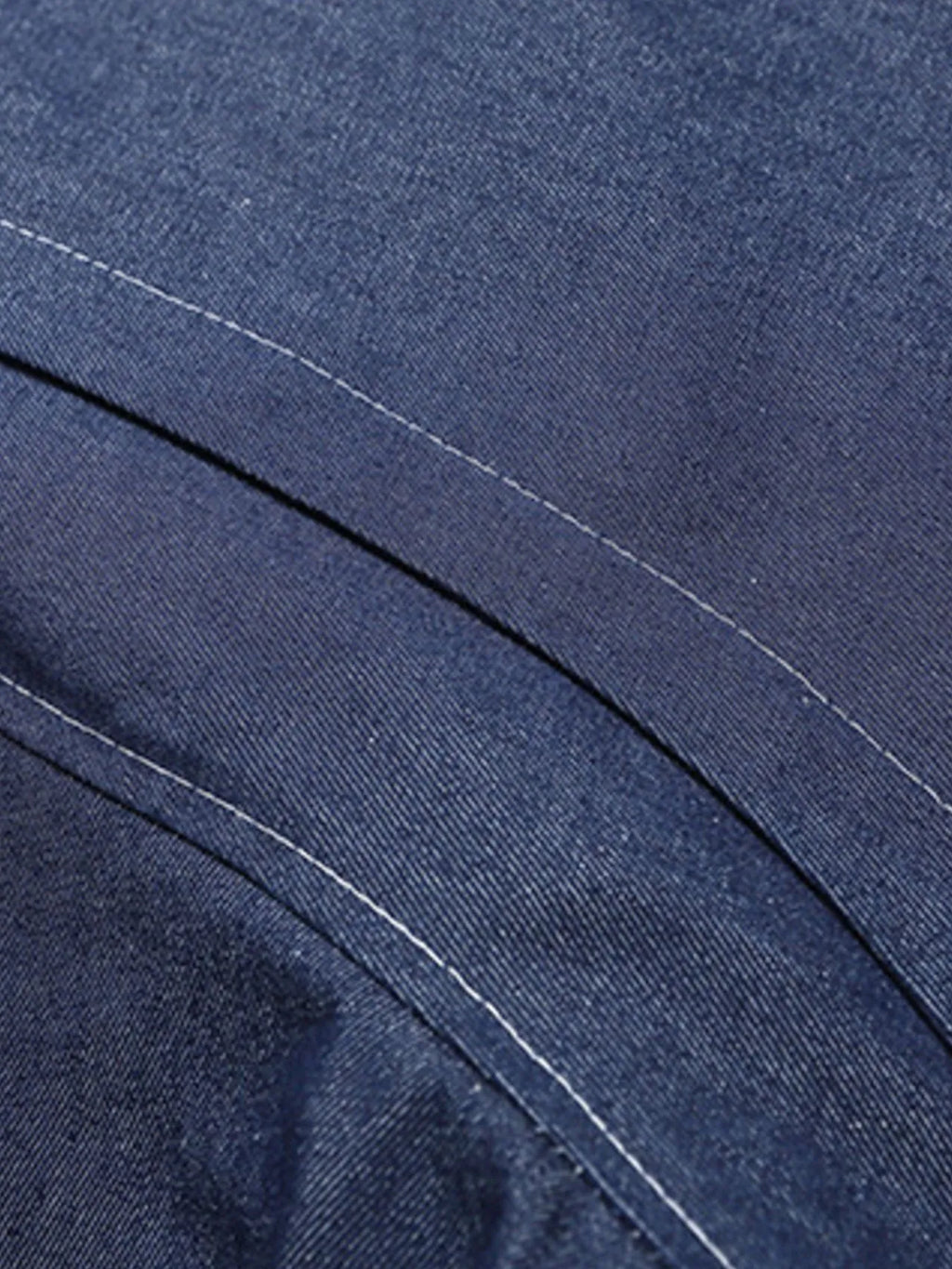 Men's Snap Down Long Sleeve Denim Jacket