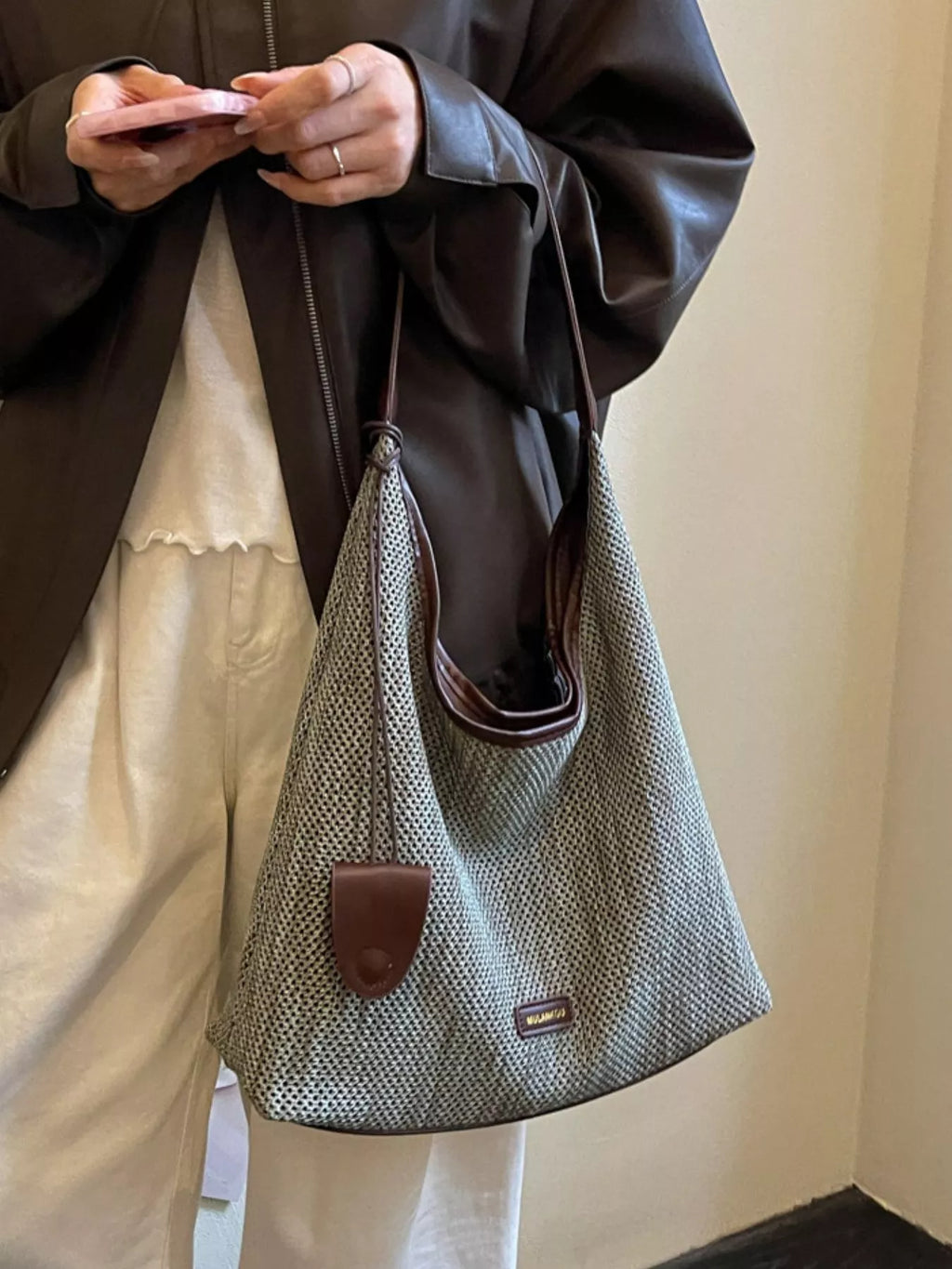 Crochet Knit Shoulder Bag