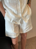 Men's Plus Size Lightweight Linen Blend Shorts
