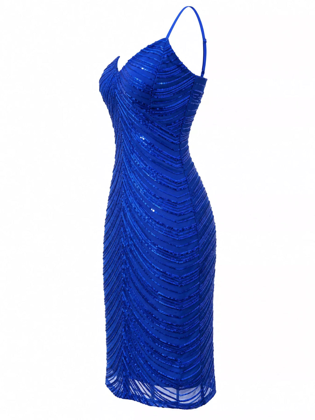 Sleeveless Sequin Embellished Bodycon Mini Cami Dress