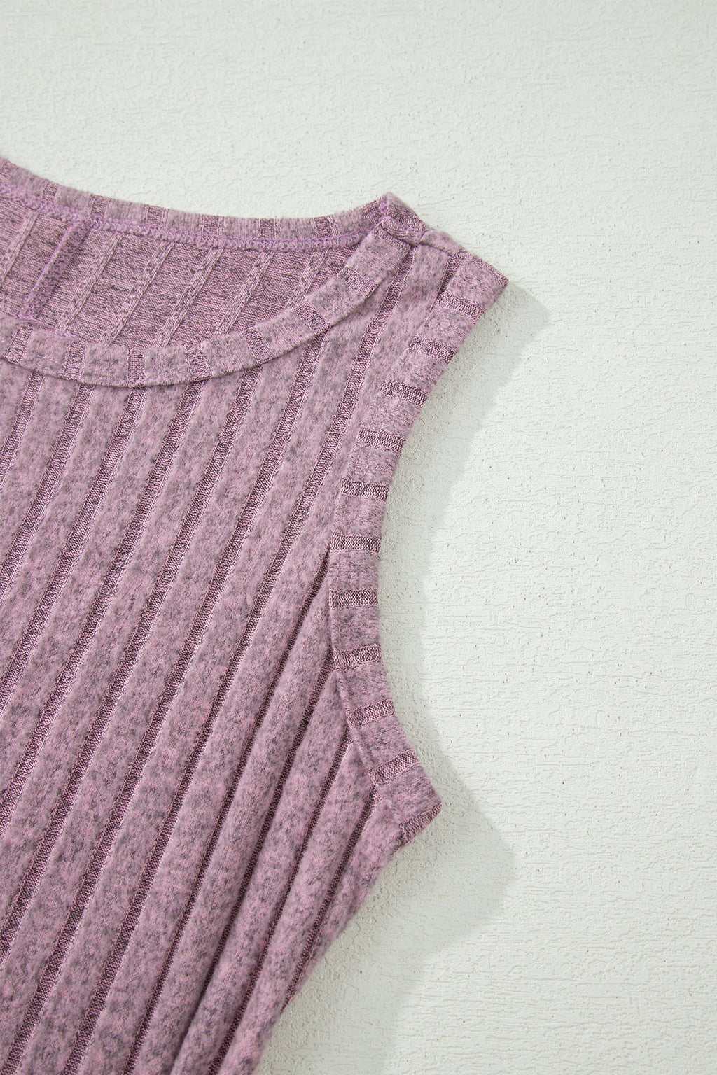 Bonbon Slim Ribbed Mineral Wash Tank Top
