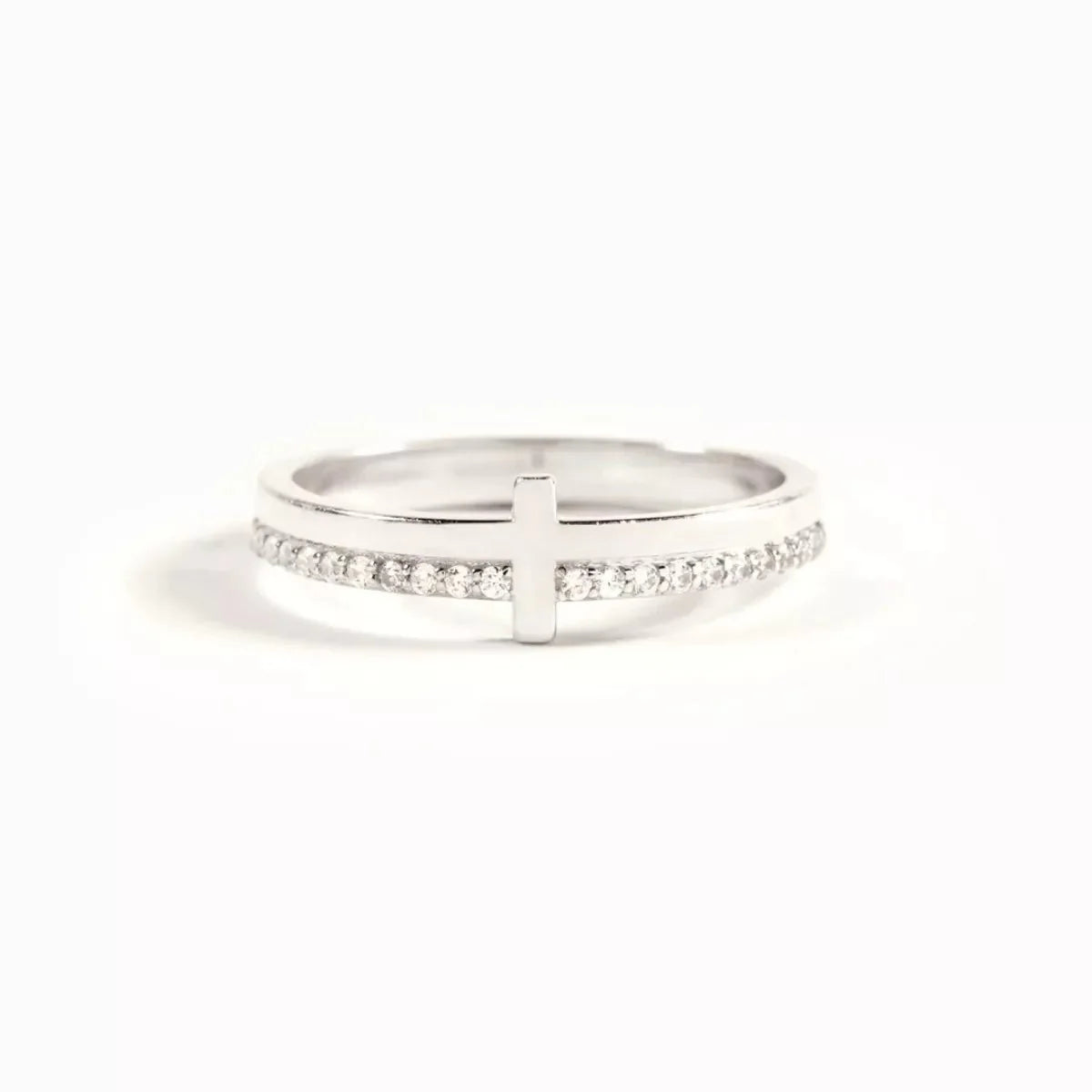 925 Sterling Silver Cross Ring