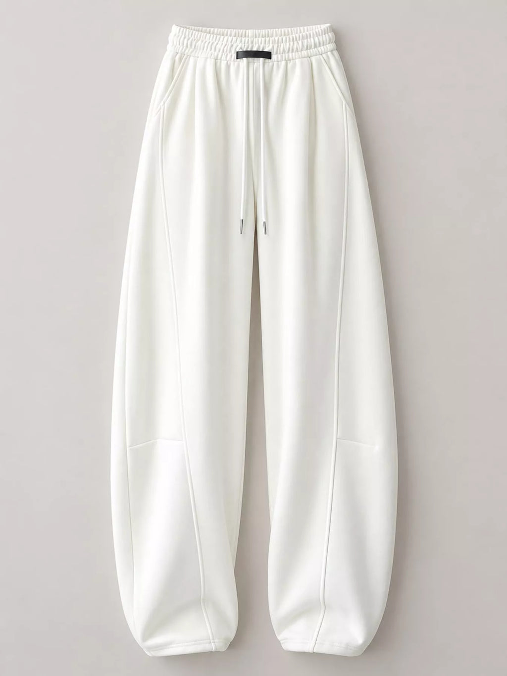 Full Size Drawstring Loose Fit Wide-Leg Sweatpants Plus Size