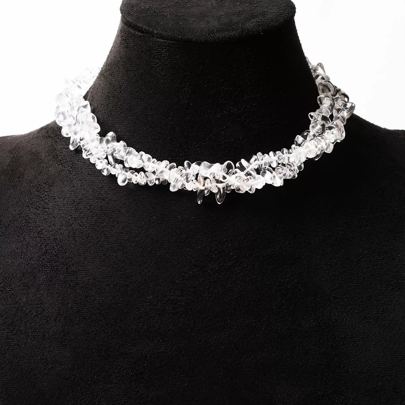 Irregular Glass Choker Necklace