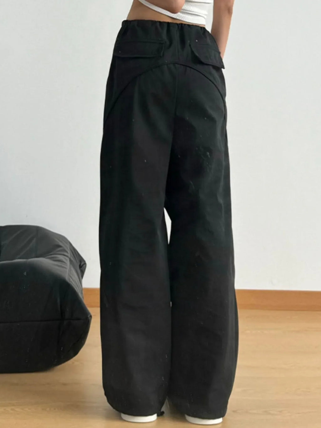Wide Leg Drawstring Pants