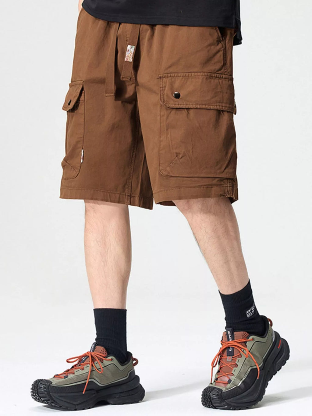 Men's Full Size Drawstring Loose Fit Shorts Plus Size