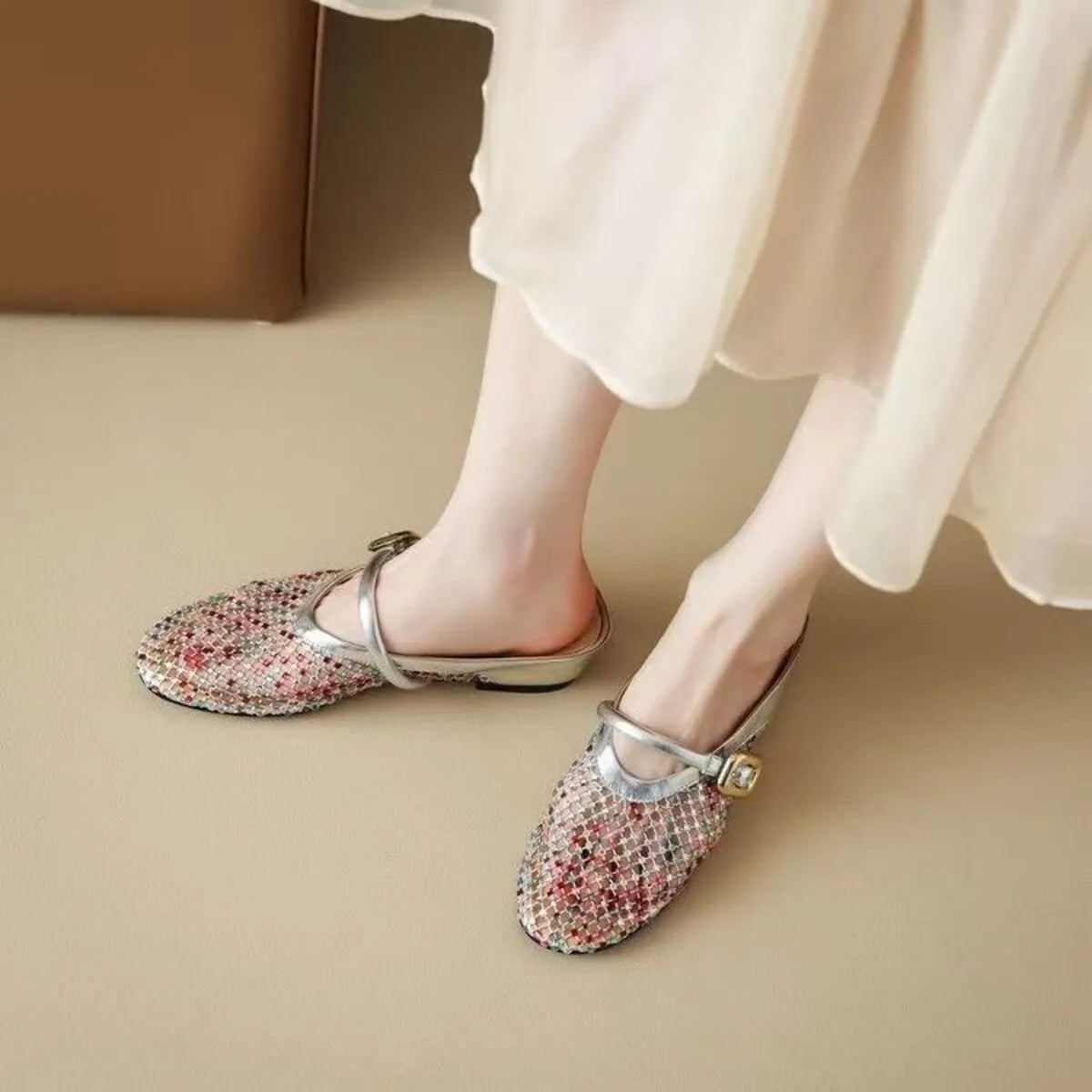 Hollow Out Wedge Sandal