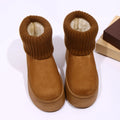 Round Toe Platform Boots