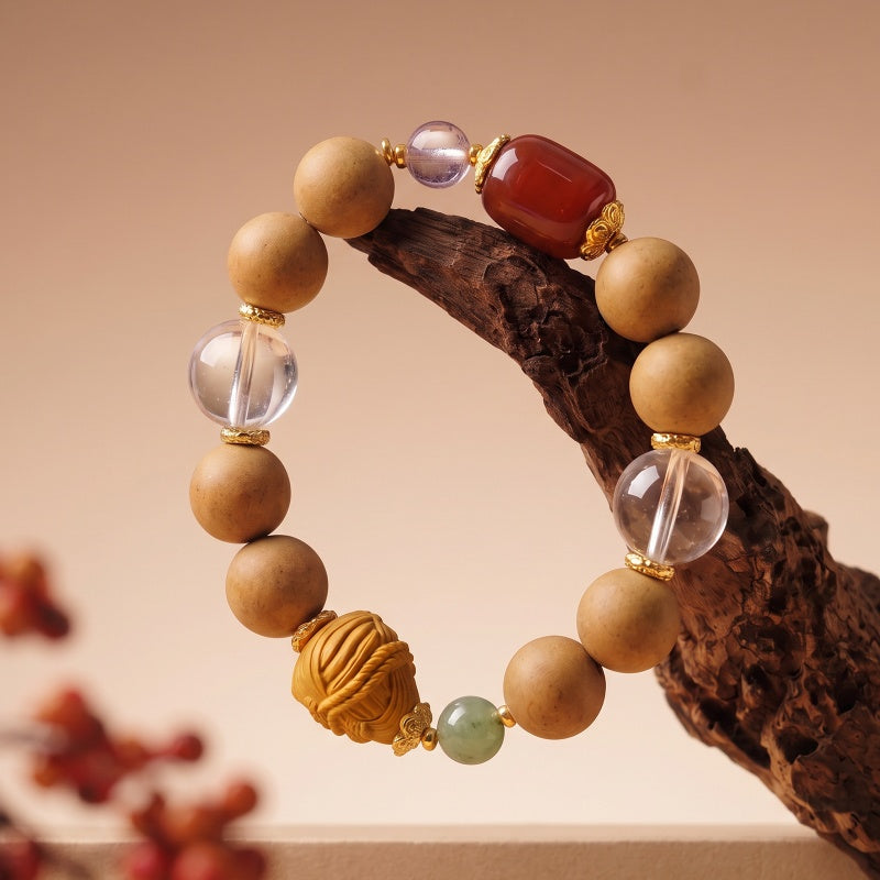 Versatile And Minimalist Chinese Herbal Bracelet