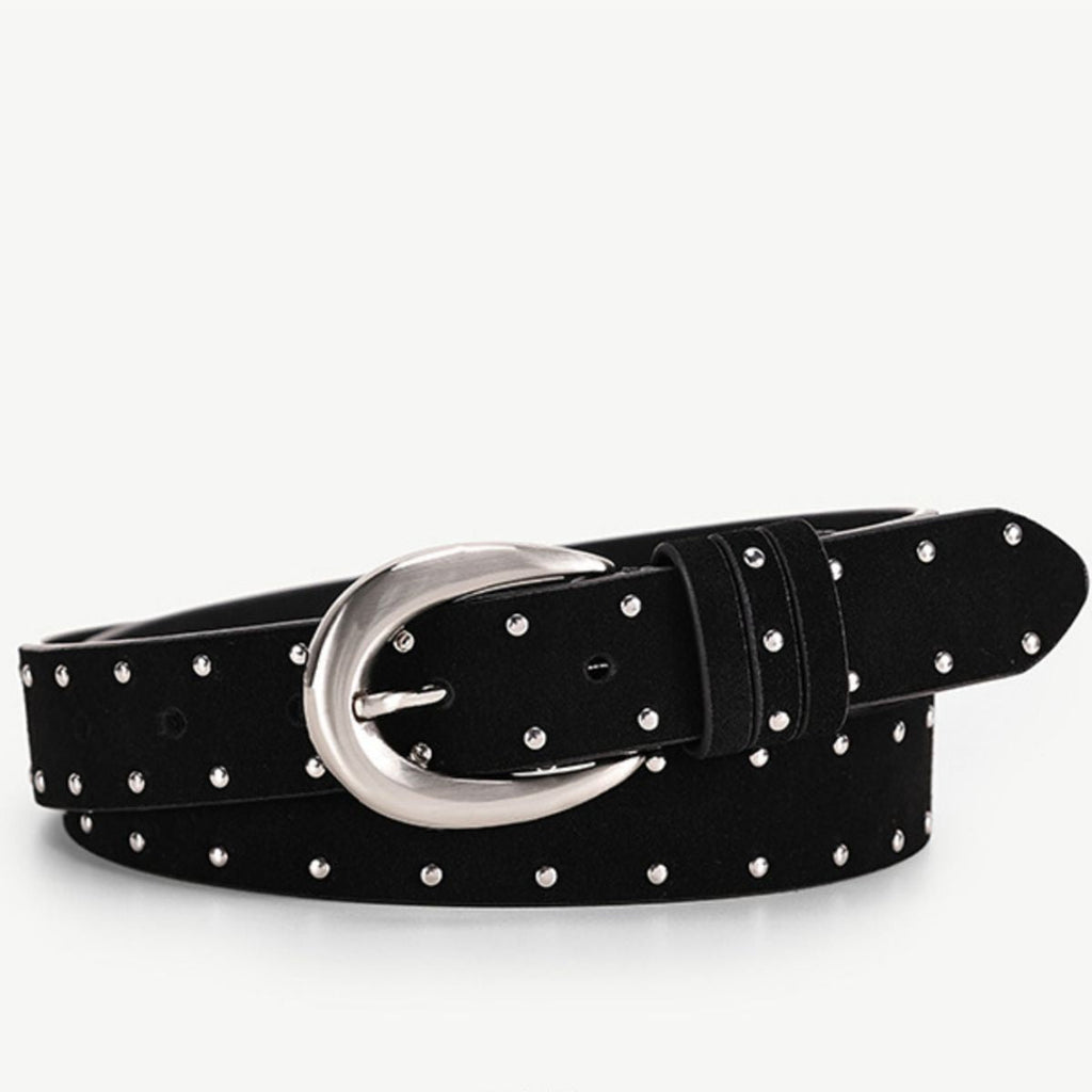 Adjustable Fit Studded Belt