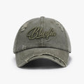 Embroidered Letter Cotton Baseball Cap