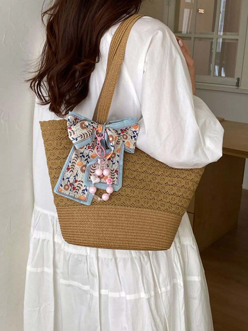 Straw Woven Shoulder Bag