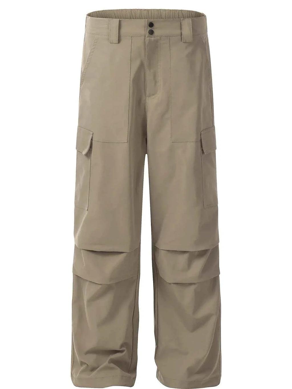 Men's Straight Leg Cargo Pants with Multiple Pockets