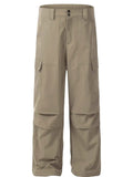 Men's Straight Leg Cargo Pants with Multiple Pockets