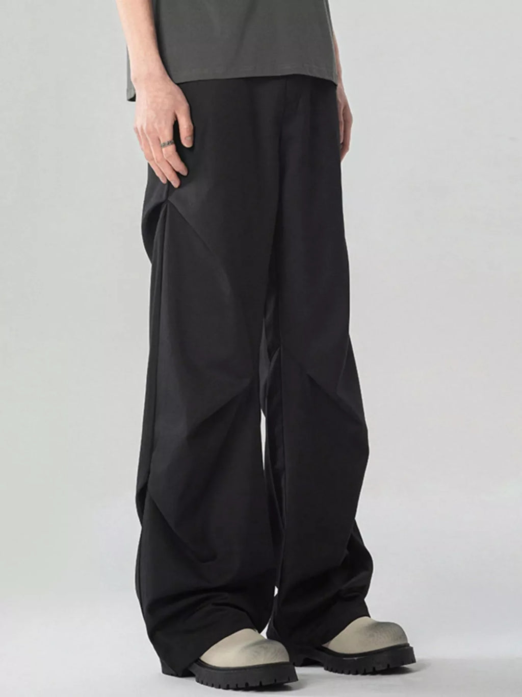 Men's Full Size Wide Leg Cargo Pants Plus Size